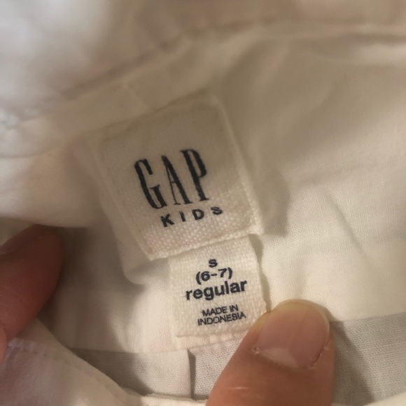 Collared button down shirt boys size 6-7 - Picture 3 of 4